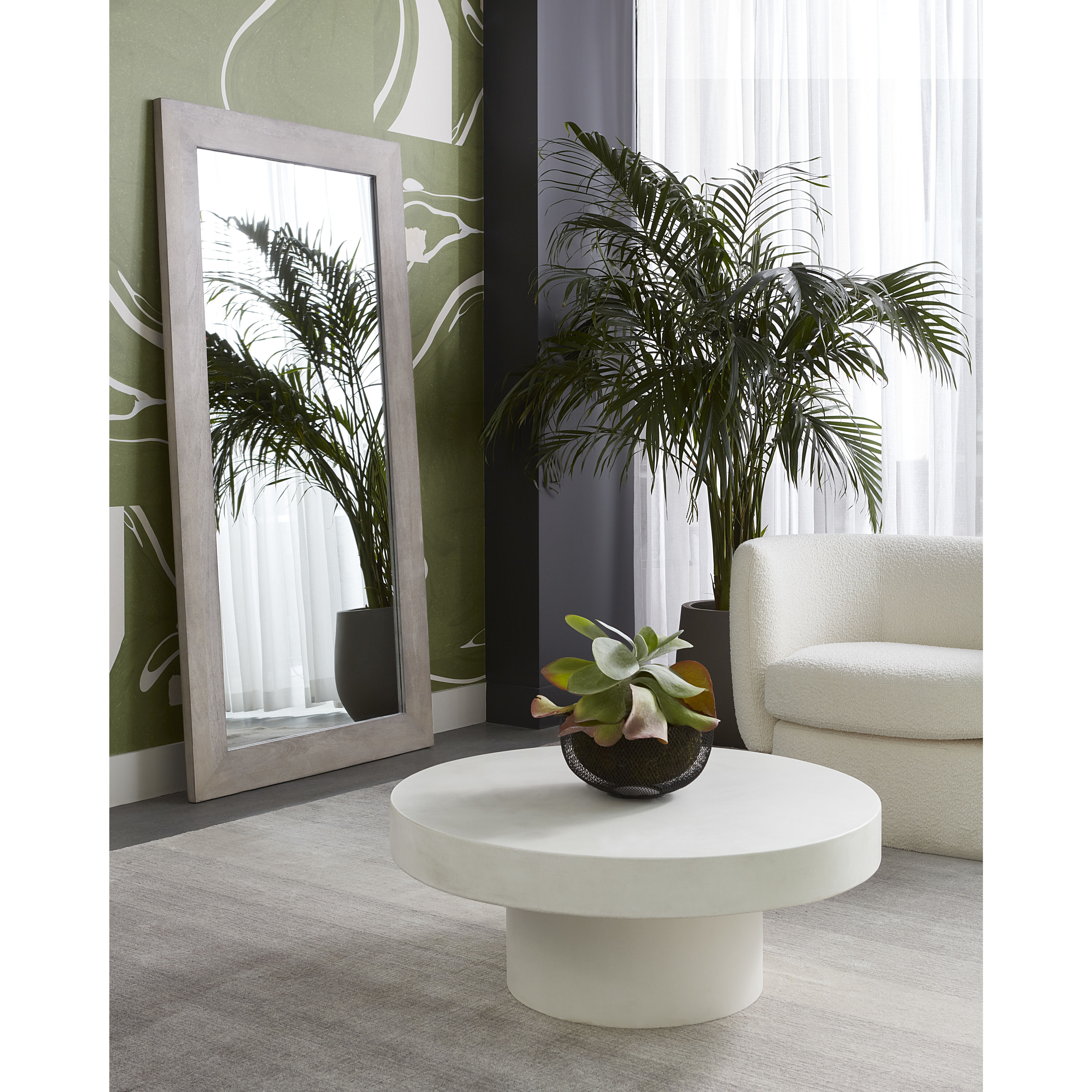 Brando 36 X 14 inch White Outdoor Coffee Table